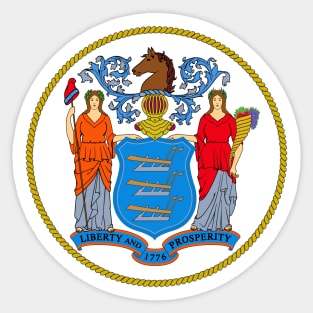 New Jersey Coat of Arms Sticker